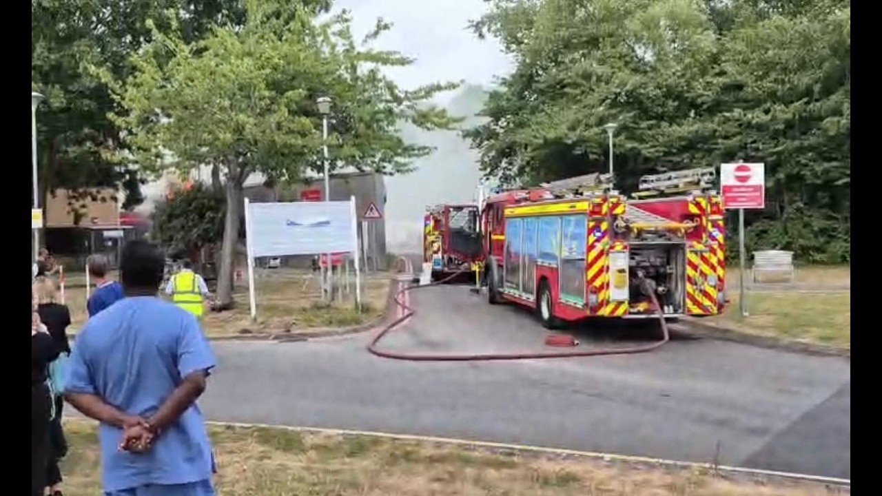 Weston Hospital fire