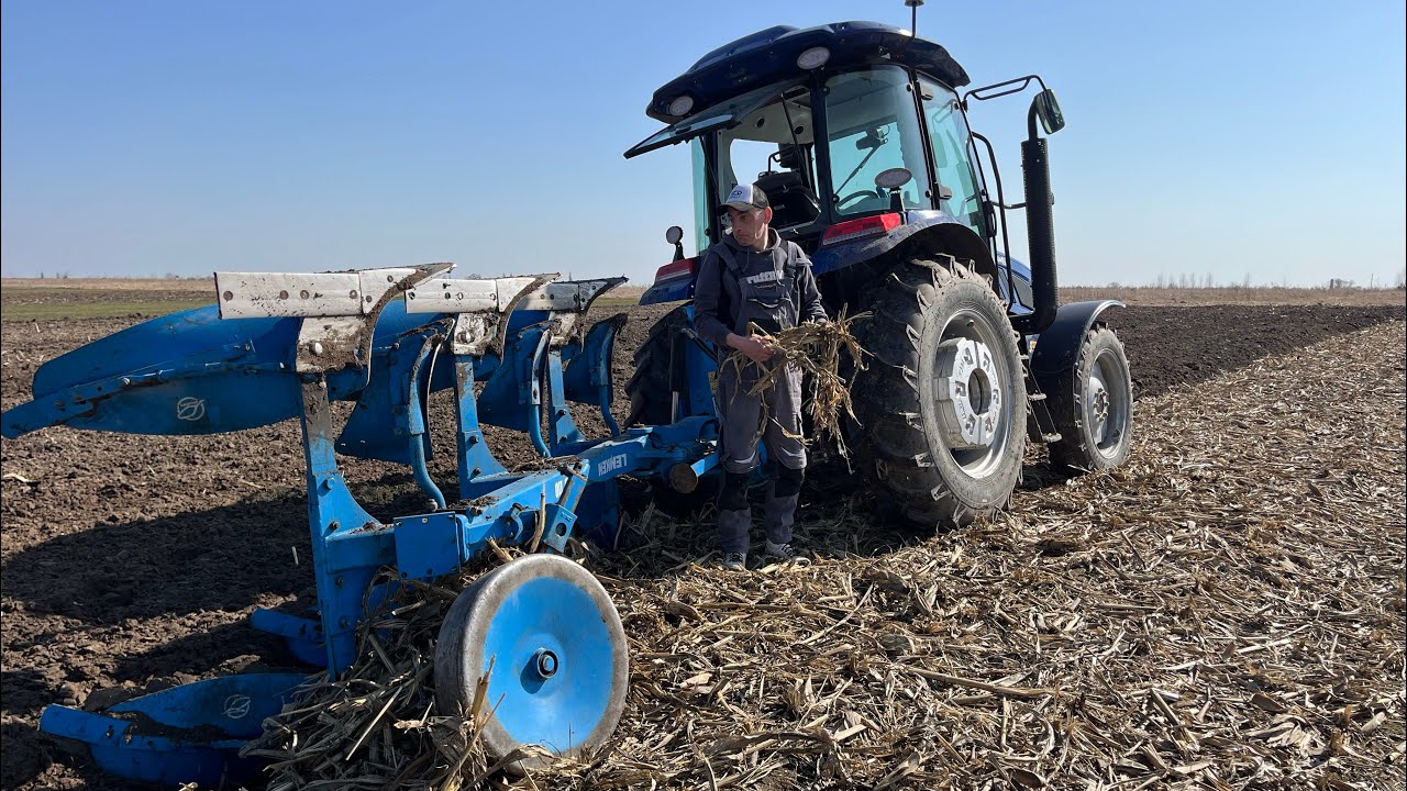 Перша оранка ДТЗ 1104 / LEMKEN OPAL 110! Запчастини до СГ техніки!