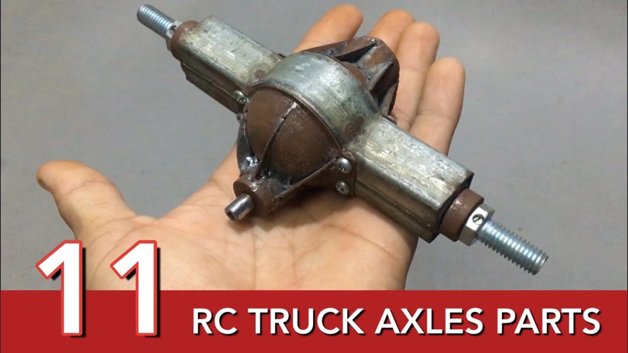 Build - RC Truck Metal Axle 1/14 Scale - For Heavy Construction Truck Part : 11
