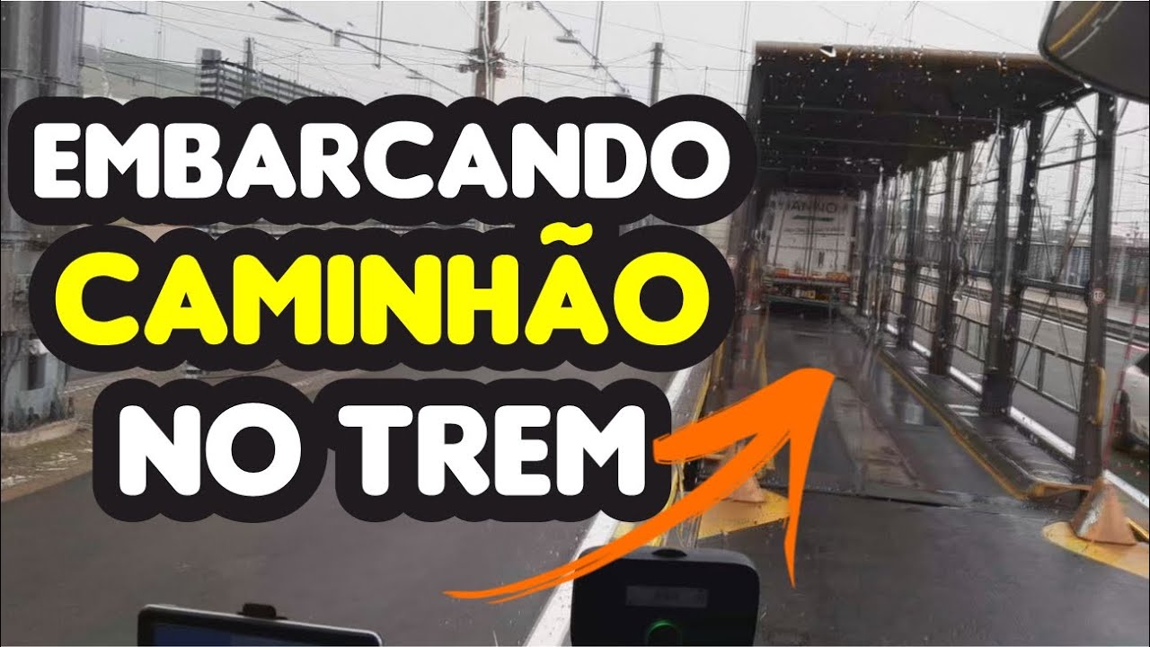 APRENDENDO A EMBARCAR O CAMINHÃO NO TREM DO EUROTUNNEL