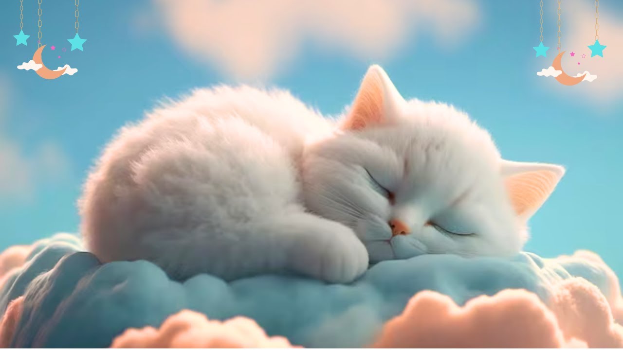 Relaxing Music for Cats (LIVE 24/7) Peaceful Piano Music with Cat Purring Sounds|Sleepy Cat  EPD 695