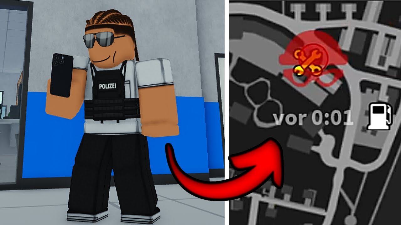 POLIZEI jagt mit neuem GPS System! NOTRUF EMDEN - ROBLOX