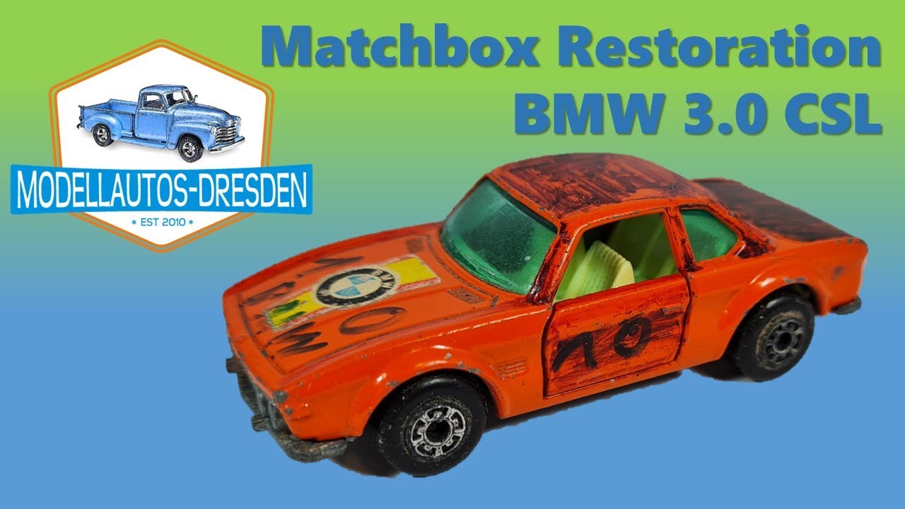 Matchbox Restauration #143 BMW 3.0 CSL (No.45) Modellauto Restoration [Falk Seltmann]