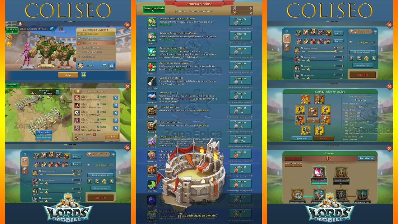 Así cambió el Coliseo con la NUEVA ACTUALIZACIÓN 🔥 Lords Mobile