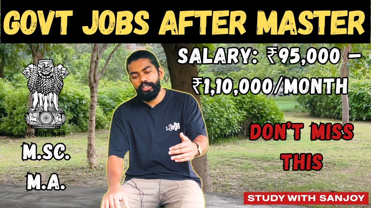 Govt Jobs After M.Sc./M.A. | UPSC, DRDO, ISRO, BARC, Teaching, Scientist-B 🔥