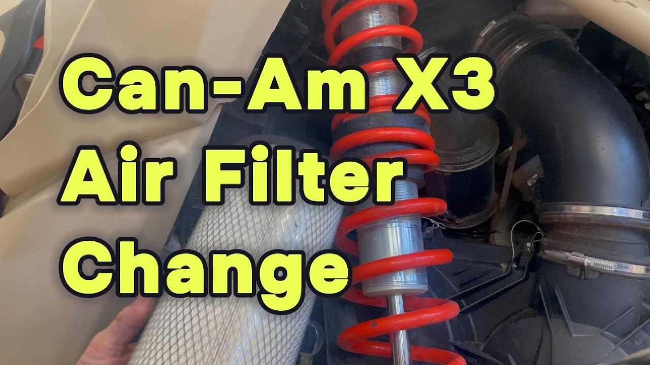 Can-Am Maverick X3 Changing Air Filter