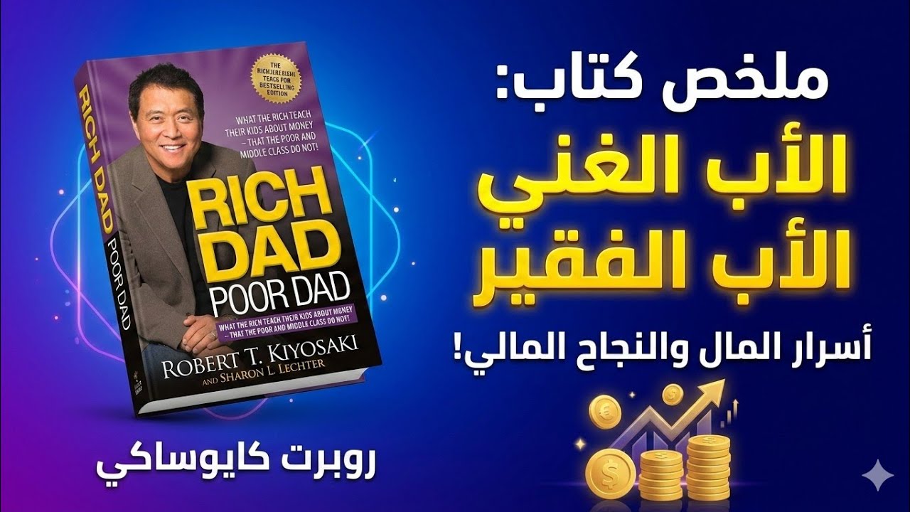 ملخص كتاب الأب الغني والأب الفقير | كيف يفكر الأغنياء ويصنعون المال#الأب_الغني_الأب_الفقير #ملخص_كتب