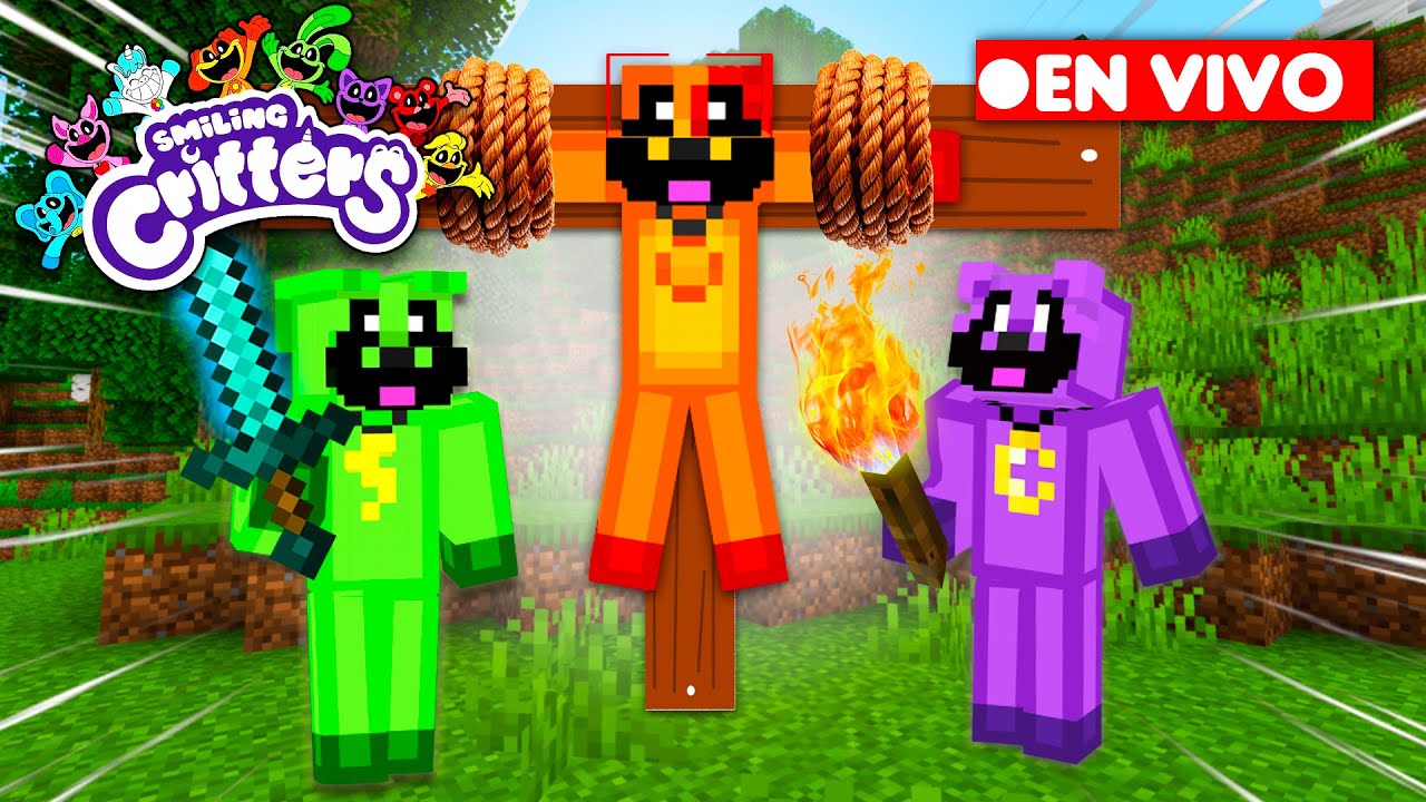 DOGDAY INTENTA SOBREVIVIR A LOS CATNAP Y HOPPY 🐶⛏| #CATNAPSMP