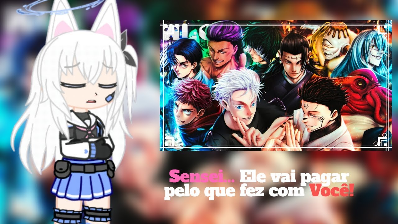 Blue Archive(Rabbit Squad) React WLO - Guerra em Shibuya (As/Au)(Sensei As Gojo)(Especial de 1K)