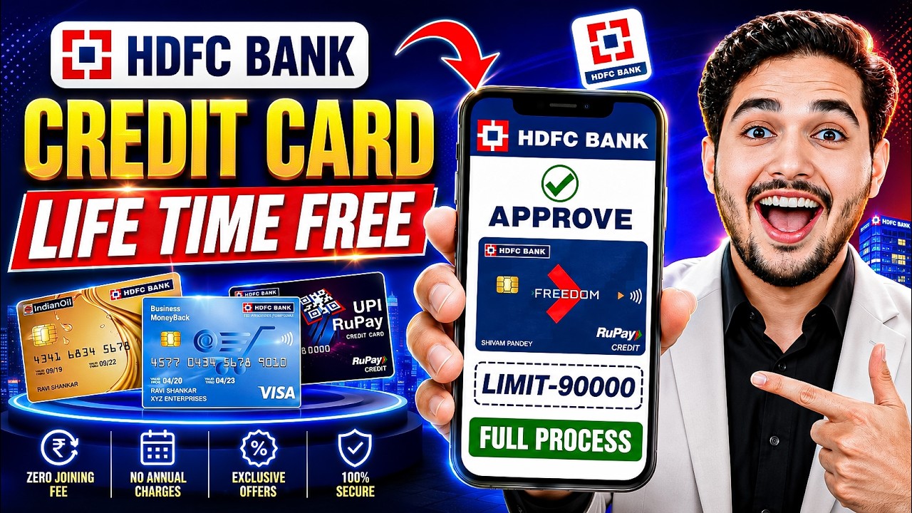 HDFC Credit Card Apply | Credit Card Kaise Banaye | Credit Card Apply | Best Credit Cards 2026