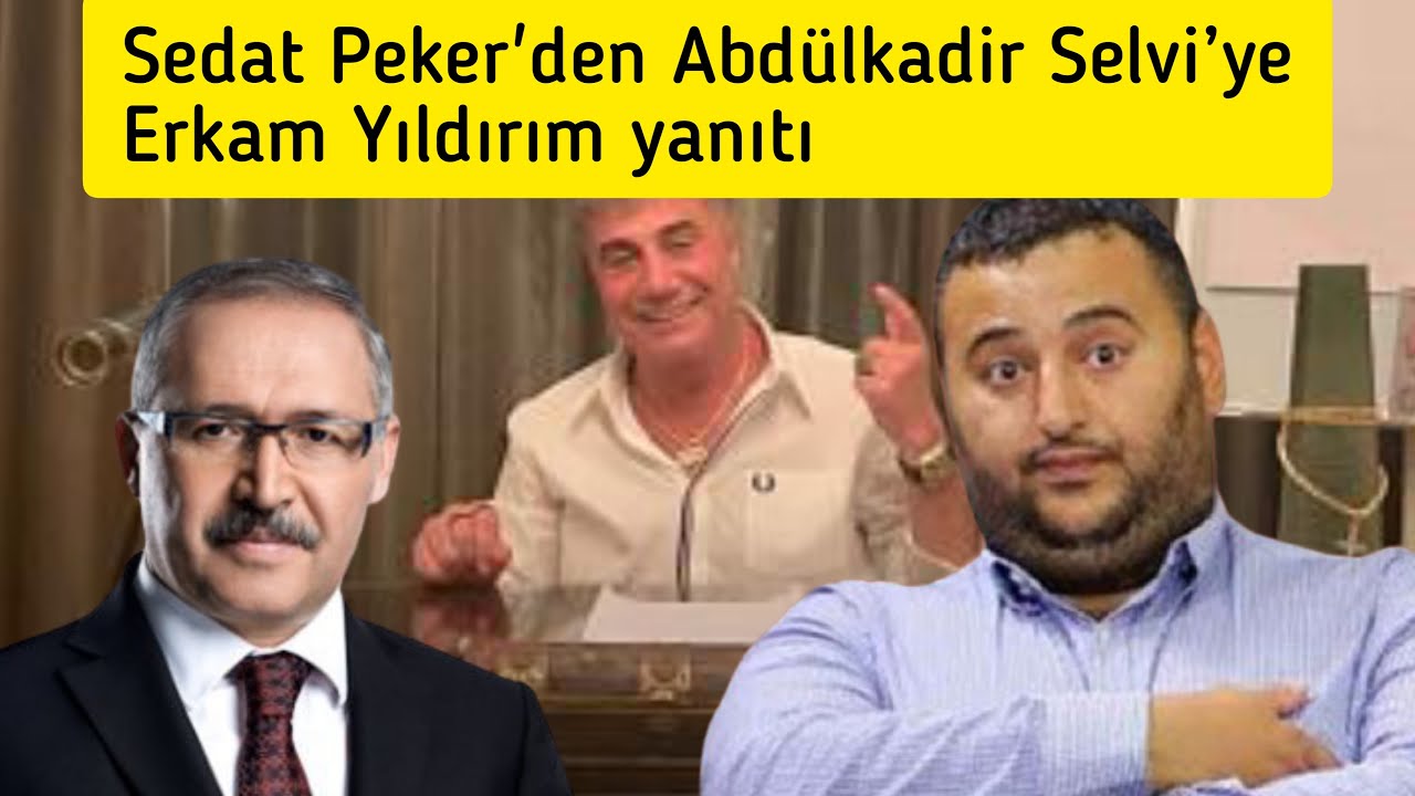 Sedat Peker&rsquo;den Abd&uuml;lkadir Selvi&rsquo;ye: 150 kiloluk bir adam Venezuela'ya giderken torbayla mı g&ouml;t&uuml;rd&uuml;