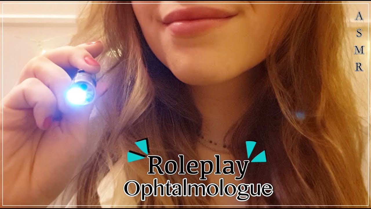 ASMR FRANÇAIS 🌸 ROLEPLAY OPHTALMOLOGUE (GLOVES, FACE TOUCHING AND MORE...) 🔍