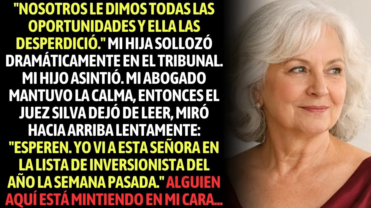 Mis Hijos Contrataron A Un Abogado Para Declararme Incapaz  Hasta Que El Juez Hizo Una Pregunta