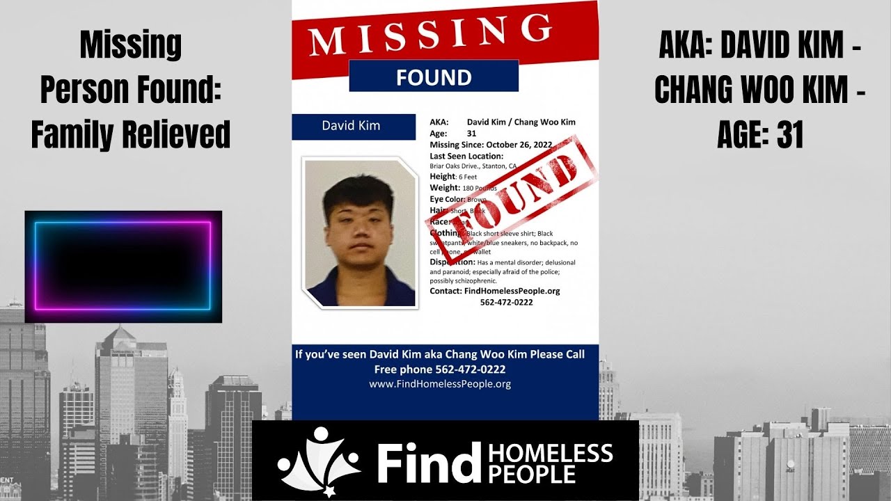 Found Missing Person Los Angeles CA