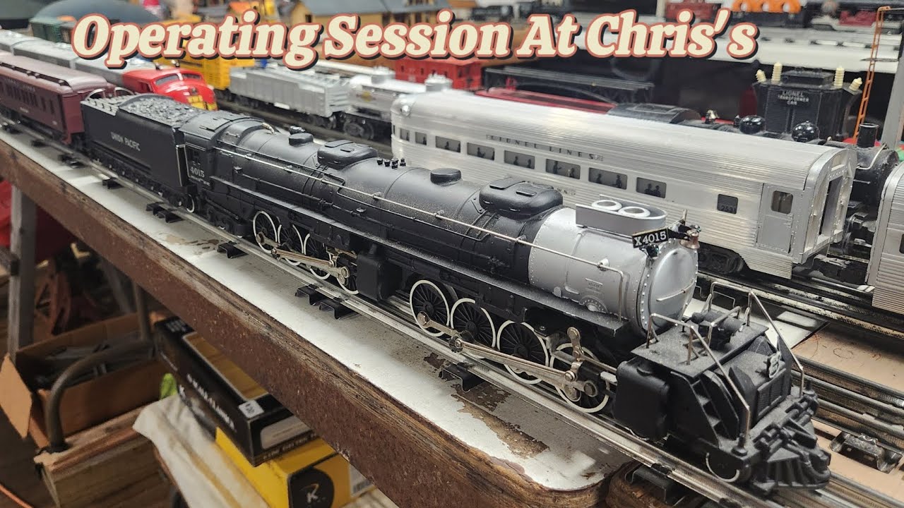 O Gauge Train Operating Session At Chris's Barn!
