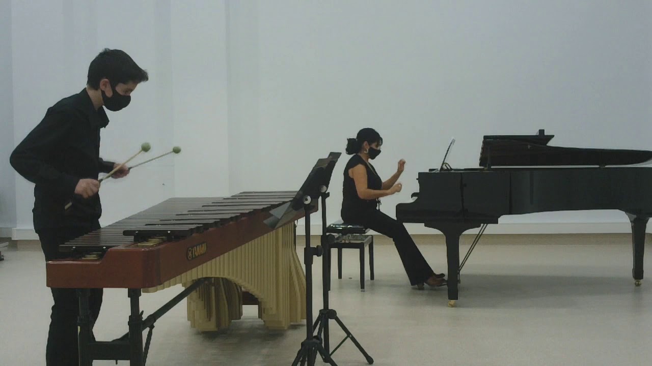 Tango argentino. J. Valverde. Oscar Cruzado (Marimba). Teresa Bullón Lopez (Piano).