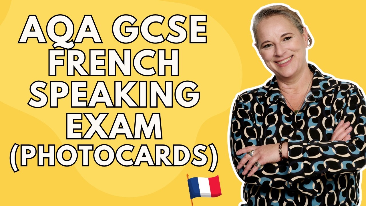 AQA GCSE French Speaking Exam - Photocard exercise