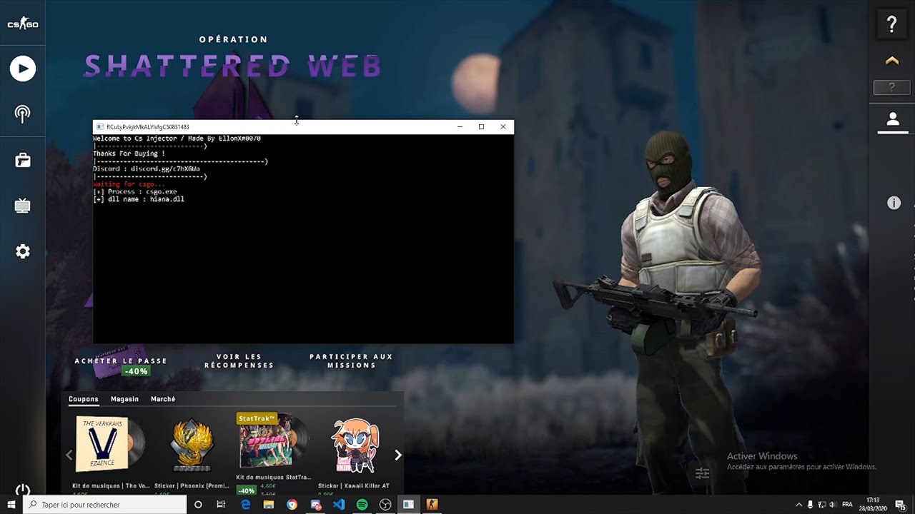 *NEW BEST * INJECTOR FOR CS:GO CHEATS/DLL'S | NO VAC BAN CSGO INJECTOR | EllonX