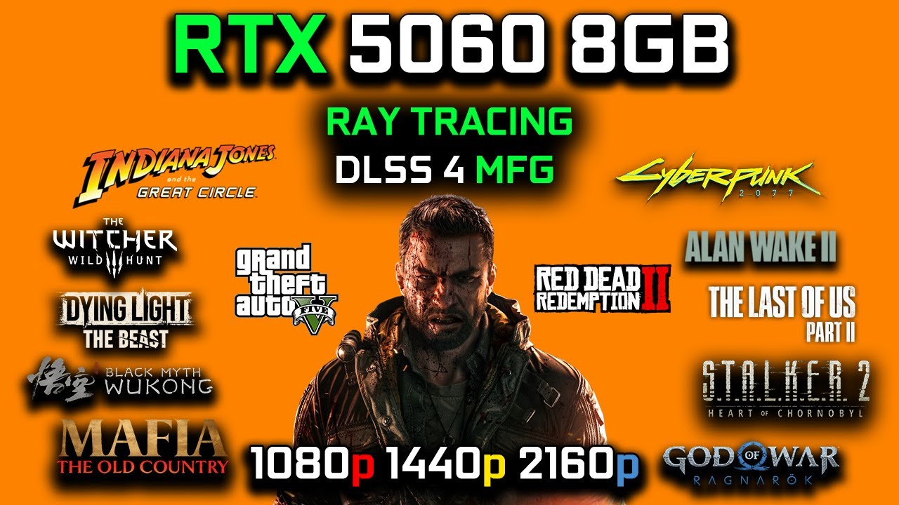 GeForce RTX 5060 | 1080p, 1440p, 4K | RT + DLSS 4 MFG | The Best Budget GPU? | Gameplay Test 2025
