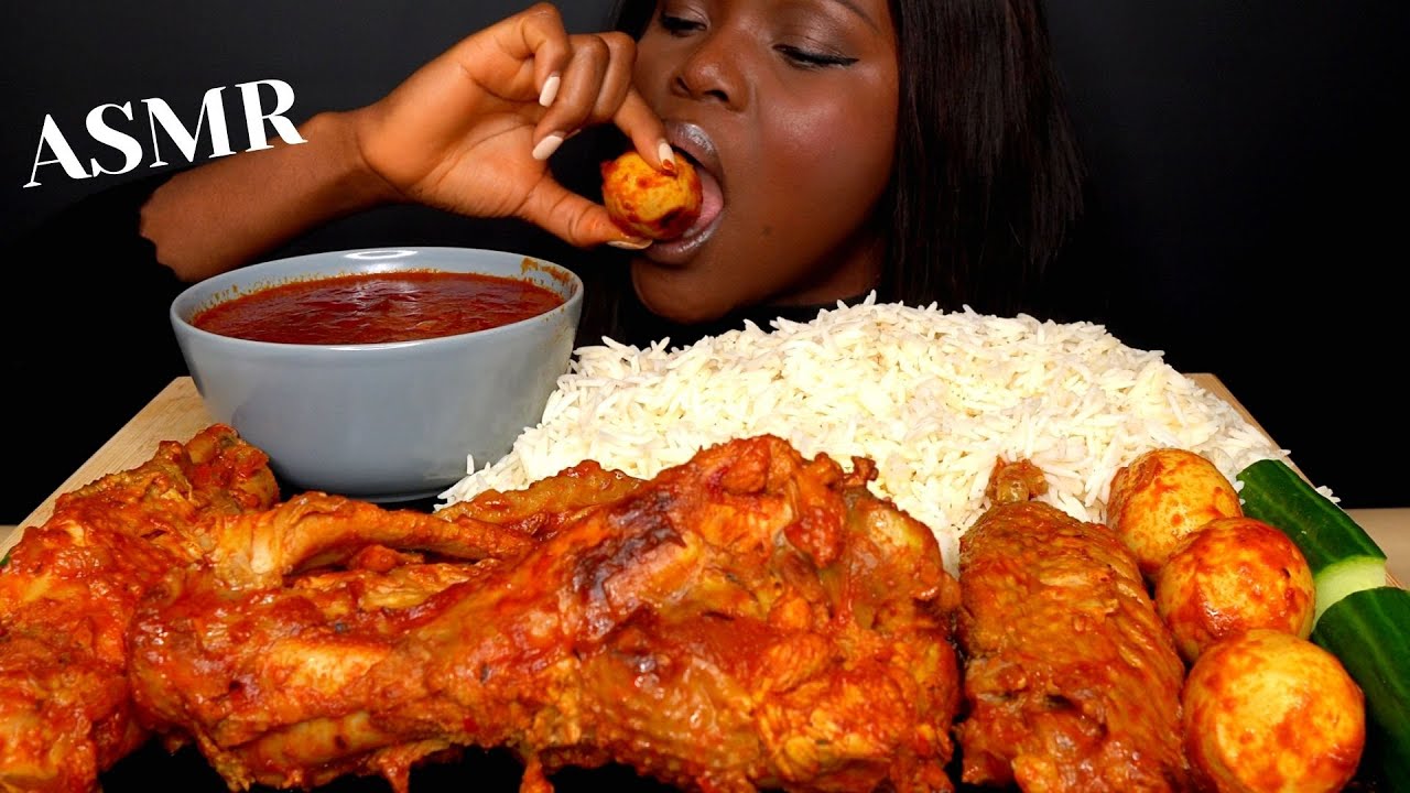 ASMR BASMATI RICE AND HUGE TURKEY STEW MUKBANG (No talking) |EATING SHOW| (Eating Sounds) Vikky ASMR