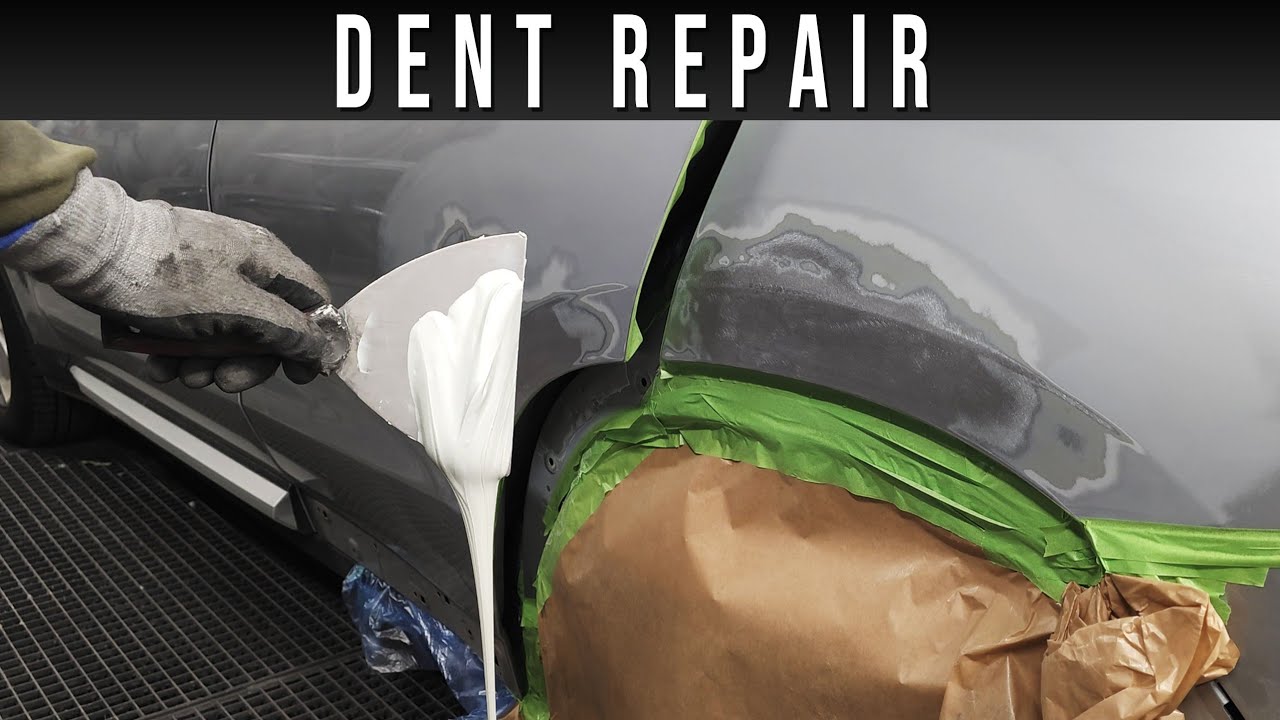 Repair car body | BMW X3 spreading & sanding filler