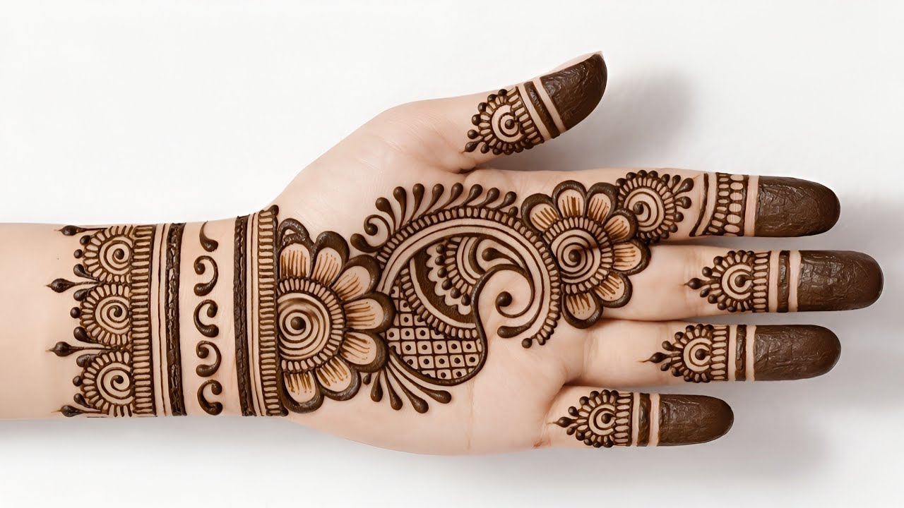 Very beautiful stylish mehndi design | easy arabic mehndi design | simple mehndi design | mehndi