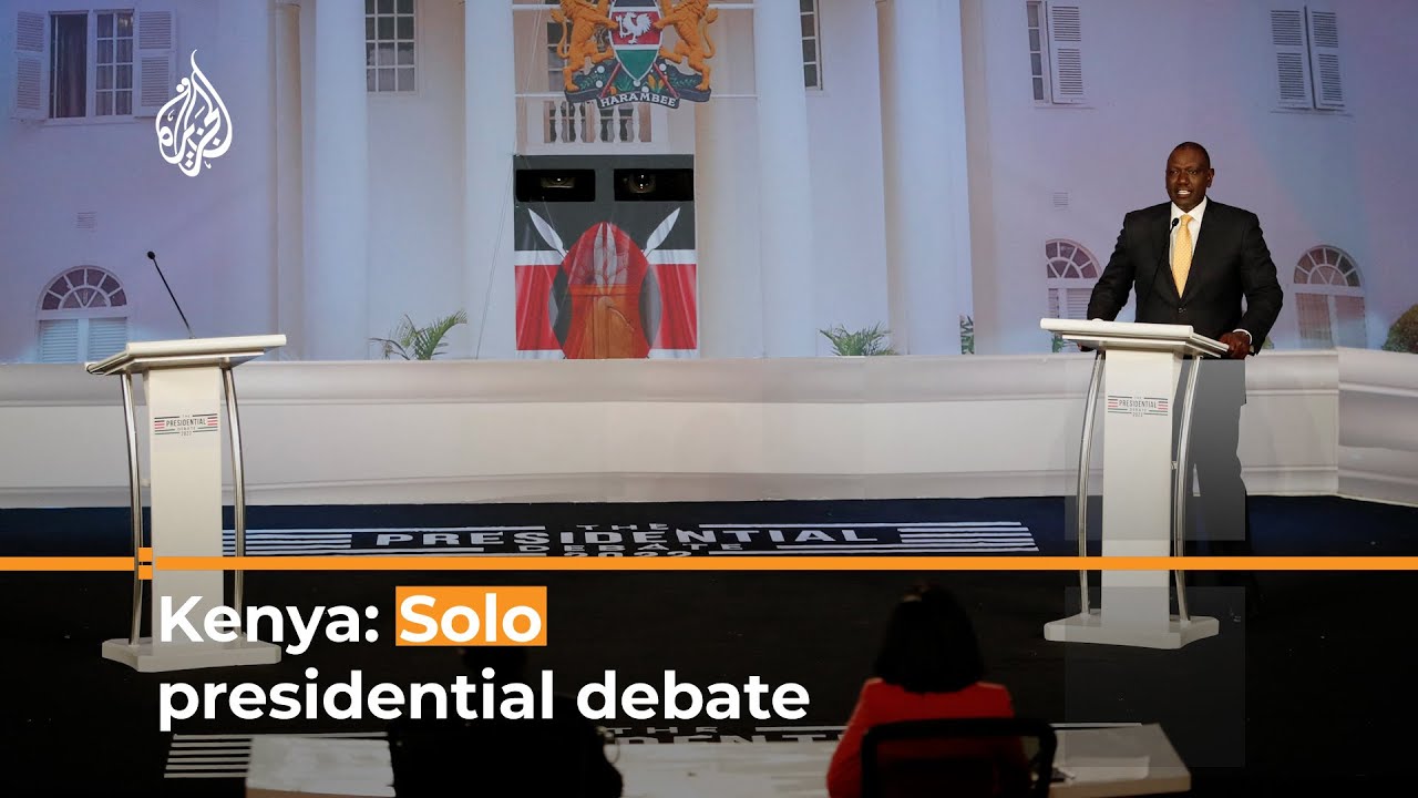 Kenyan presidential debate has just one candidate | Al Jazeera Newsfeed