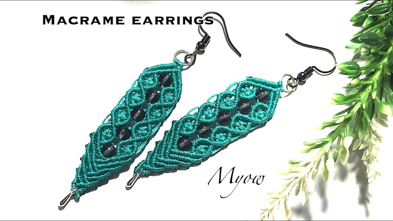 MACRAME EARRINGS | TWISTED EARRINGS | MYOW 242