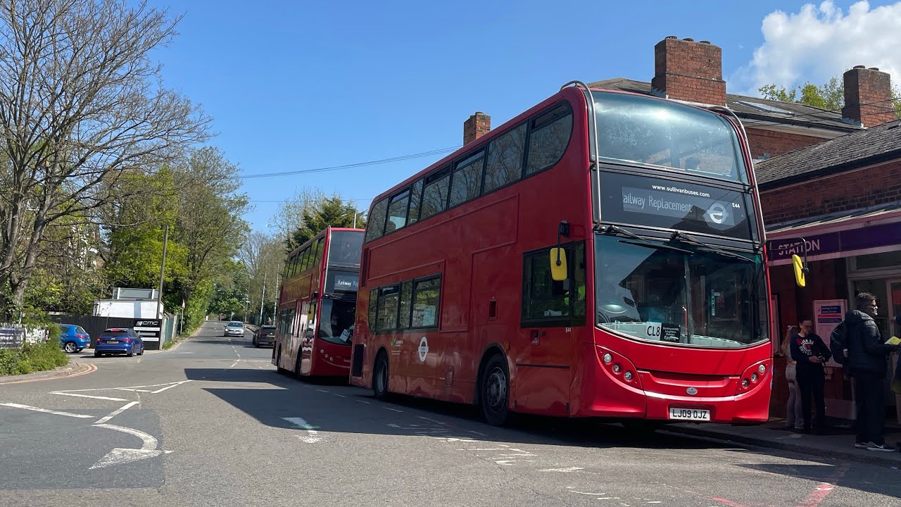 FULL ROUTE VISUAL | Rail Replacement Route CL-8 : Epping Station - Woodford Station