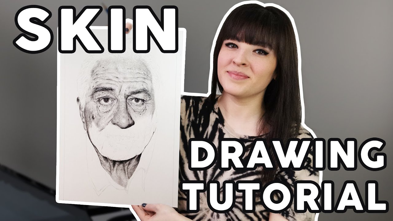 HOW TO DRAW SKIN tutorial | Christelle Bilodeau Portrait Artist