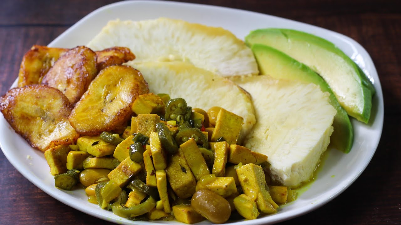 How To Oven Roast Breadfruit Easy And Clean Method || With  Curry Tofu & Broad Beans