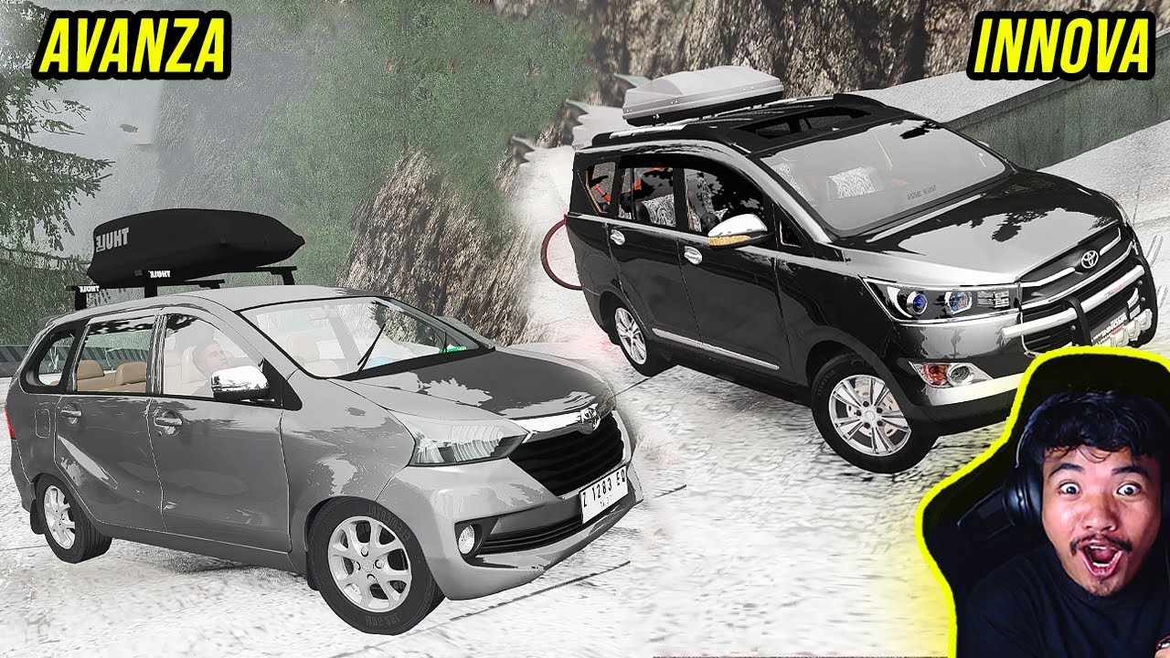 mana yang terkuat?? Innova reborn vs Avanza Sitinjau Lauik - ets2