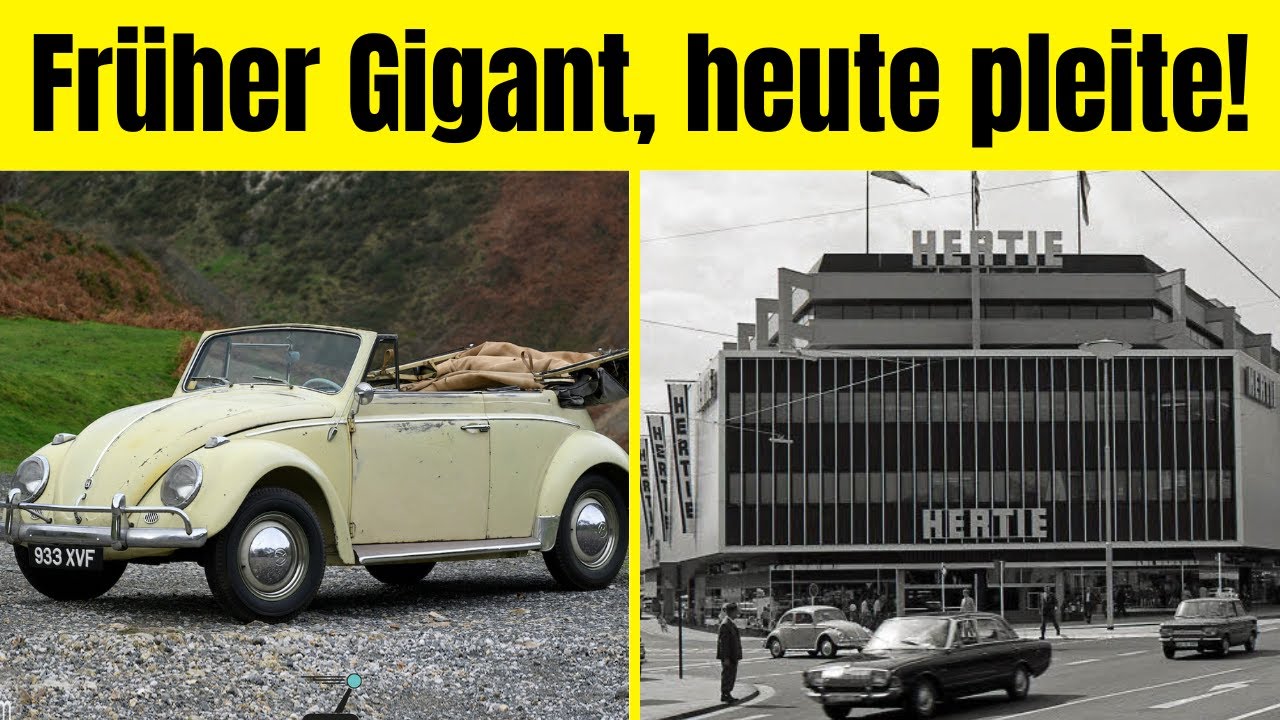 9 Deutsche Traditionsunternehmen, die PLEITE sind