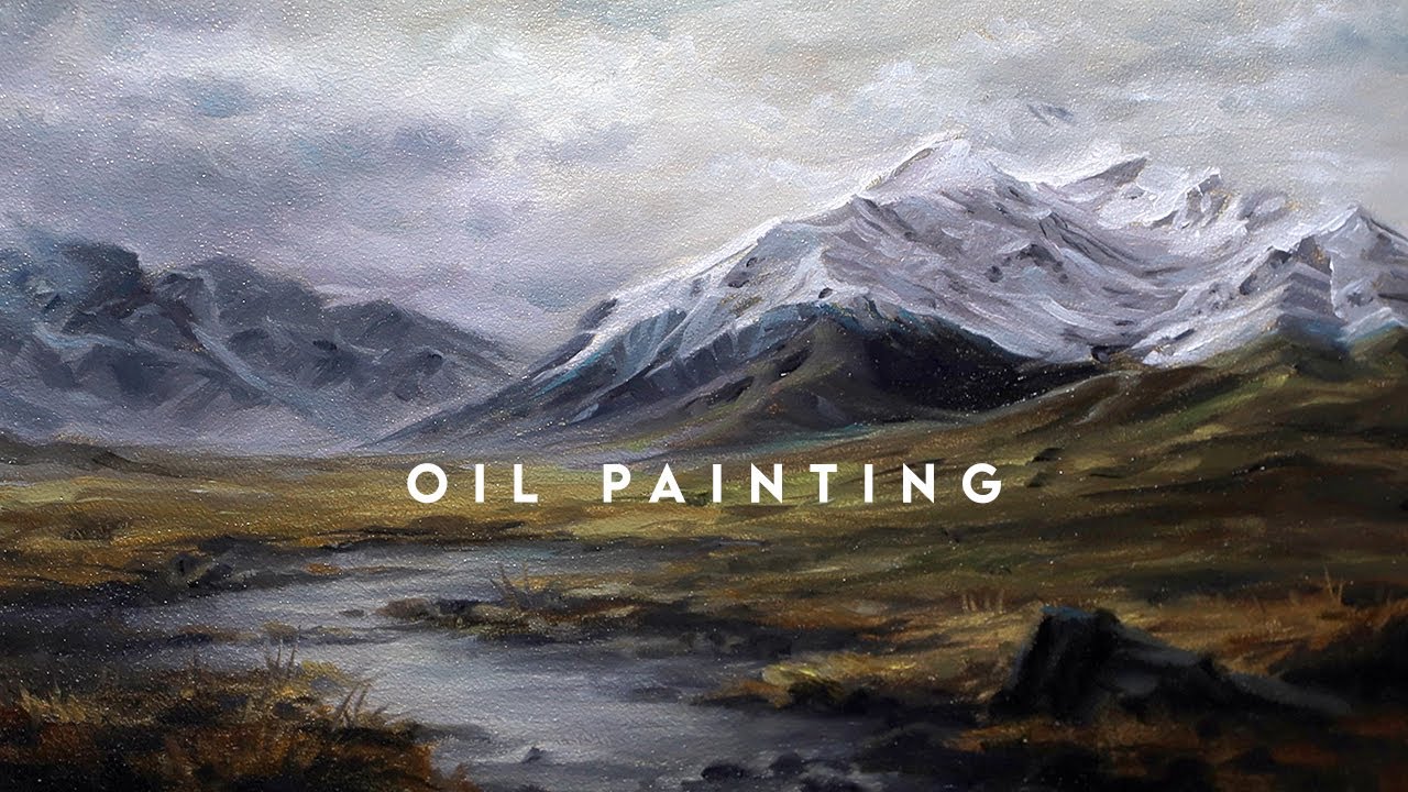 Iceland Landscape Oil Painting 🏔️