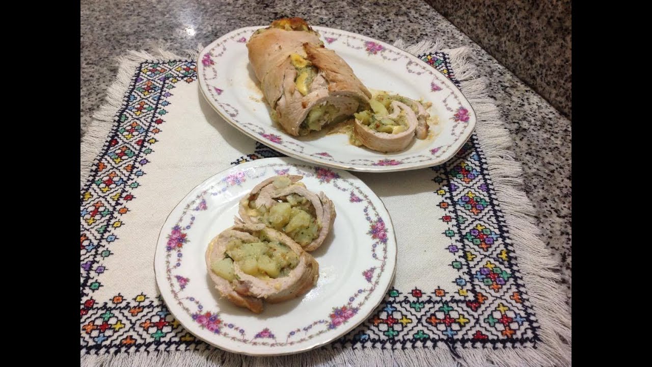 ملفوف الدجاج و البطاطس بالجبن اللذيذ بطريقة سهلة من المطبخ المغربي مع ربيعة Chicken & Potato