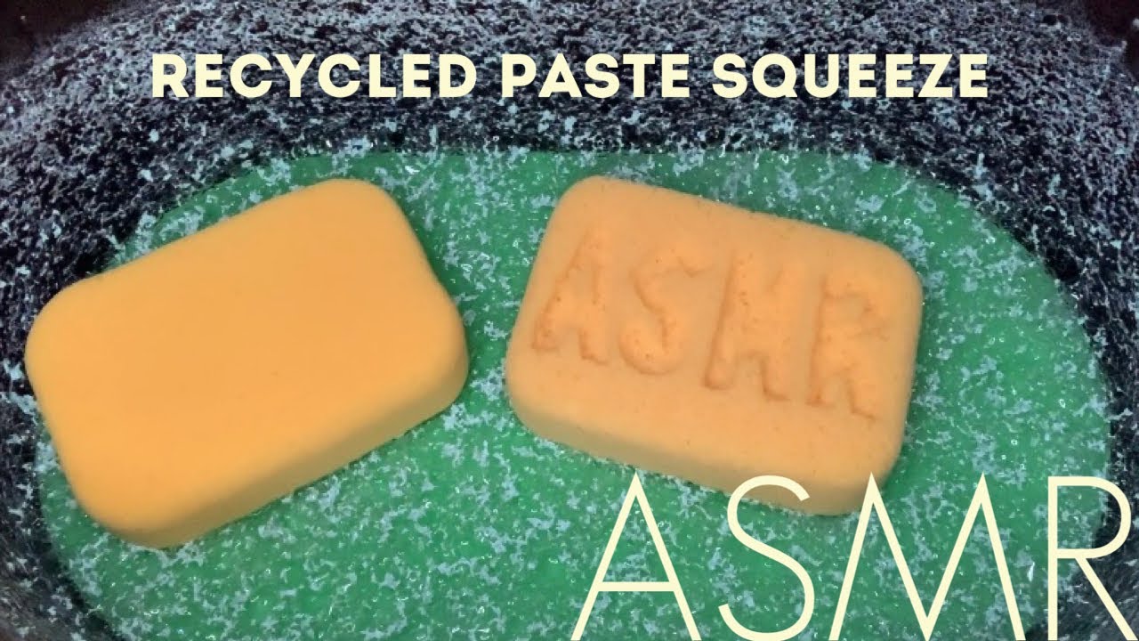 Recycled Sudsy Paste Squeeze | ASMR