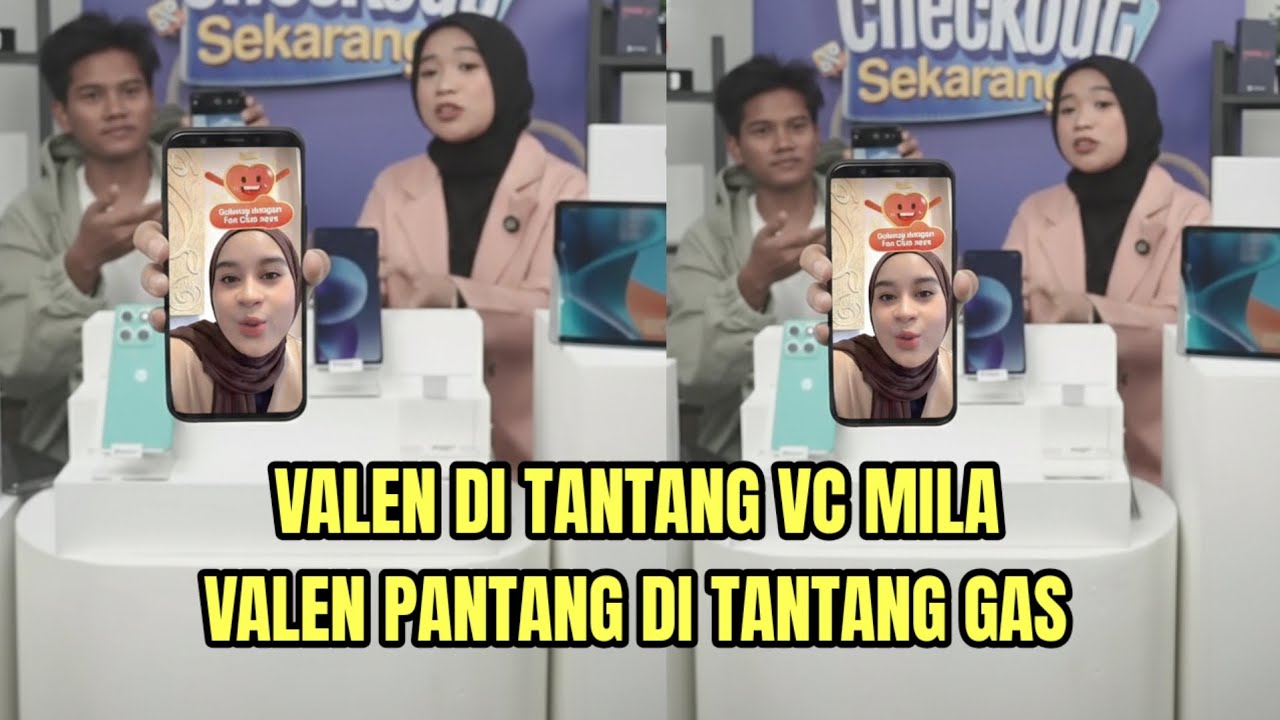 VALEN DI TANTANG VC MILA, LANGSUNG GAS HALO UMI MILA!