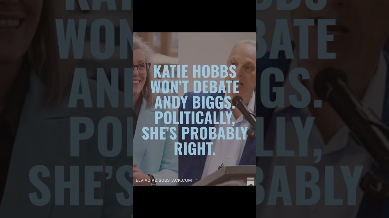 Seriously? Again, AZ Gov. Hobbs opt out of debating