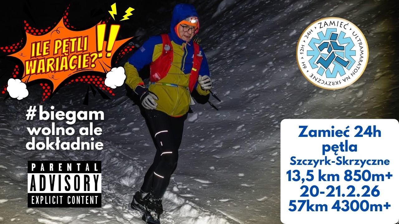 Zamieć 24h - Szczyrk - 20-21.2.2026 #biegamwolnoaledokładnie