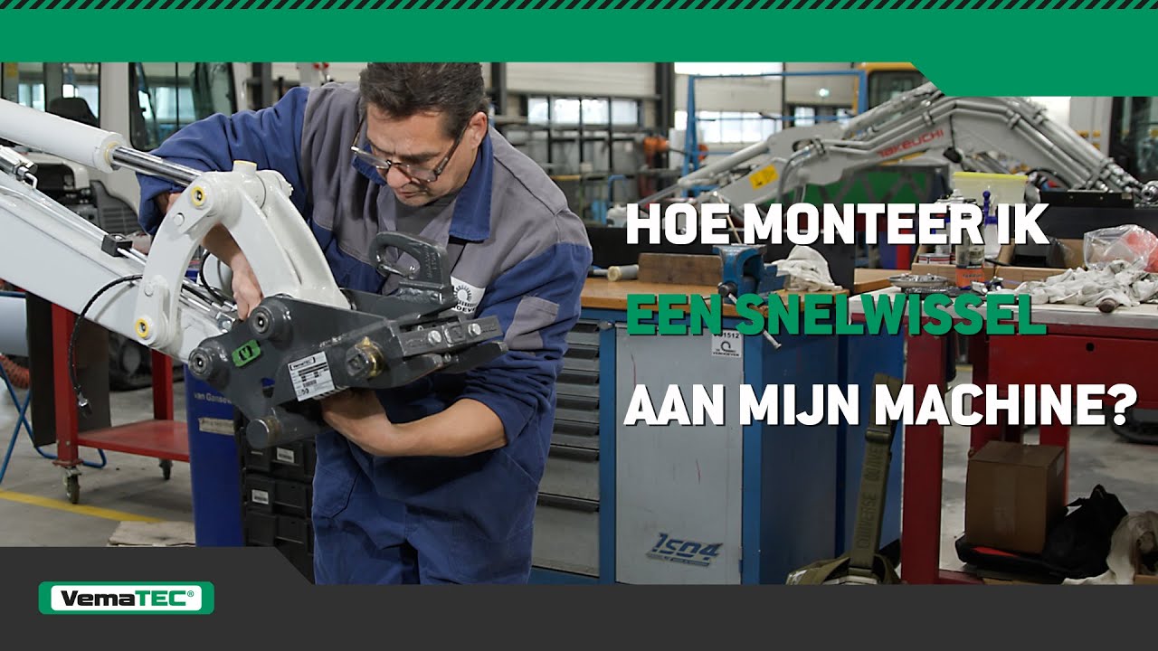 Hoe monteer ik een snelwissel aan mijn machine?  | INSTRUCTIE VLAAMS | VemaTec