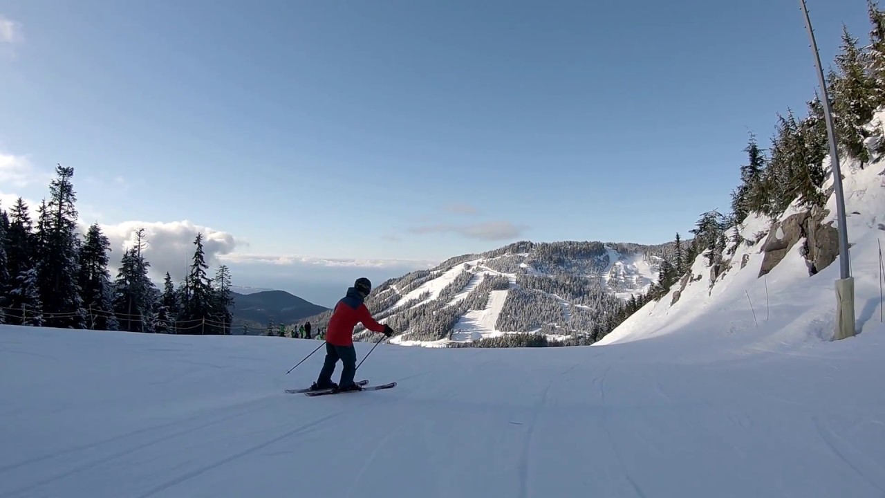 Cypress Mountain Collins Ski 滑雪 跟拍