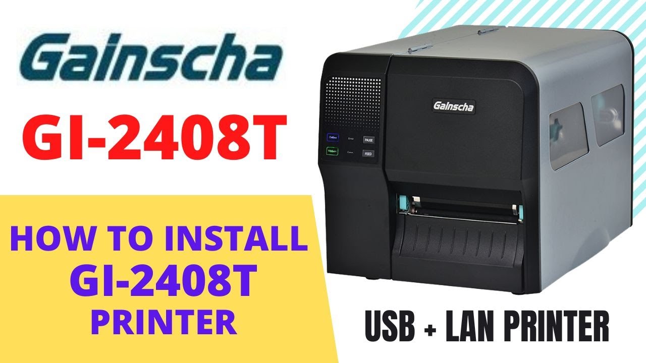 How to install GI 2408T Printer through the USB: A step by step guide