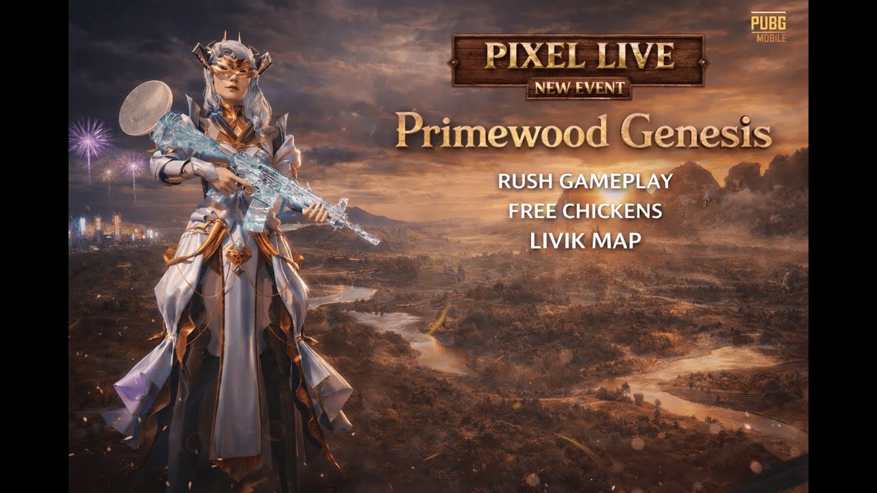 PUBG MOBILE v4.2 🔥 Primewood Genesis | RUSH GAMEPLAY | Chicken Dinners | THE PIXEL GAMING