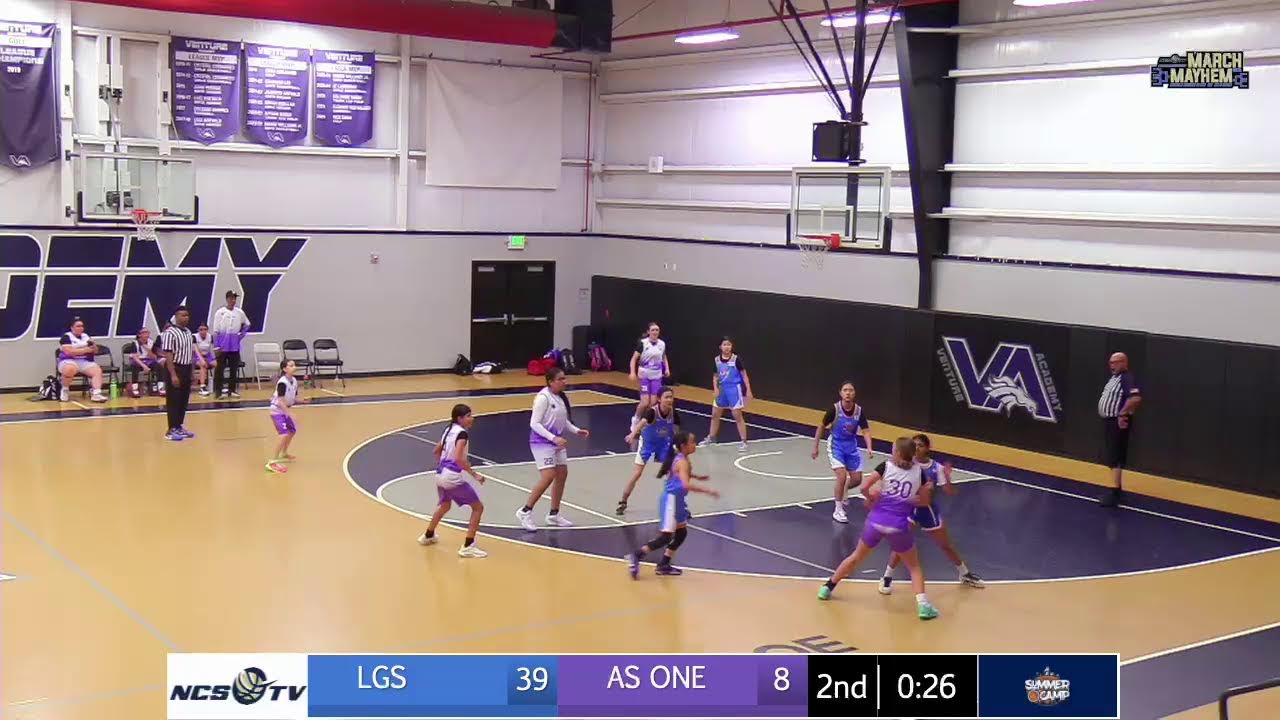 LGS Basketball Academy Orange vs As One 13u Girls Basketball LIVE 3/14/26 - March Mayhem