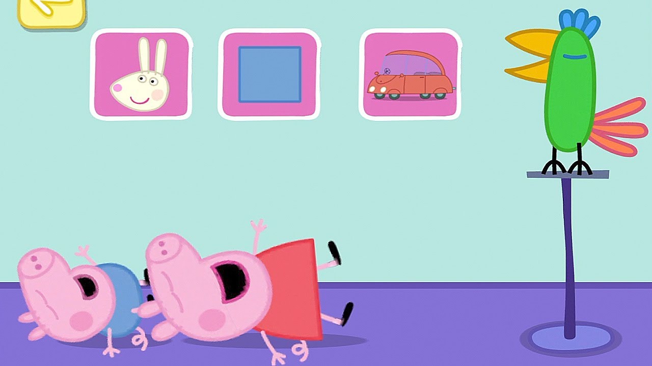 Peppa Pig Polly Parrot - Talking Parrot, Dot to Dot, Feed Polly, Matching Pairs, Where's Polly