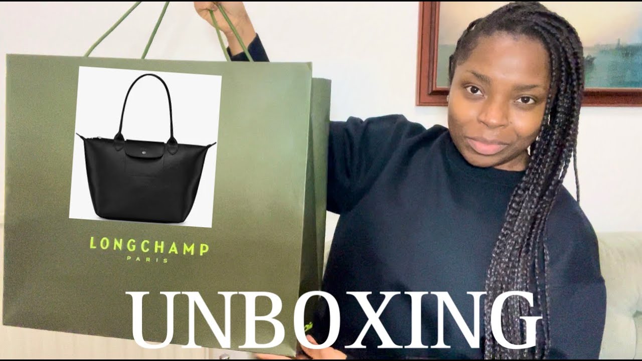 WORK BAG UNBOXING | LONGCHAMP LE PLIAGE CITY BLACK BAG