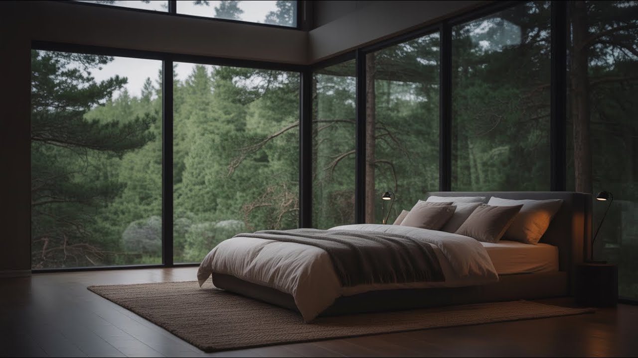 Gentle Rain Sounds for Relaxation 🌧️ 1 Hour | Cozy Background Ambience