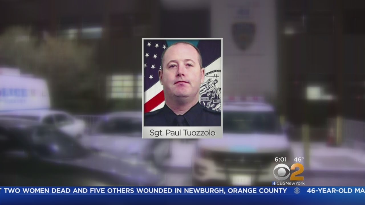 Mourning NYPD Sgt. Paul Tuozzolo