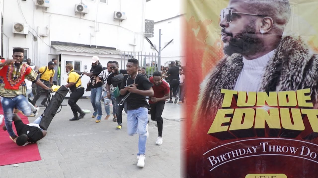 Stampede At Tunde Ednut Birthday In Lagos
