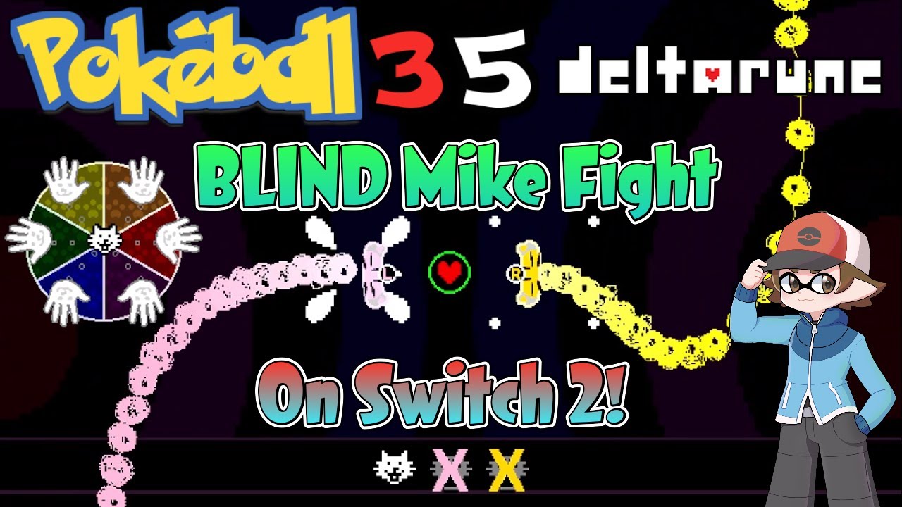 Pokéball35's BLIND Reaction to the Deltarune Chapter 4 Mike Fight on Nintendo Switch 2!